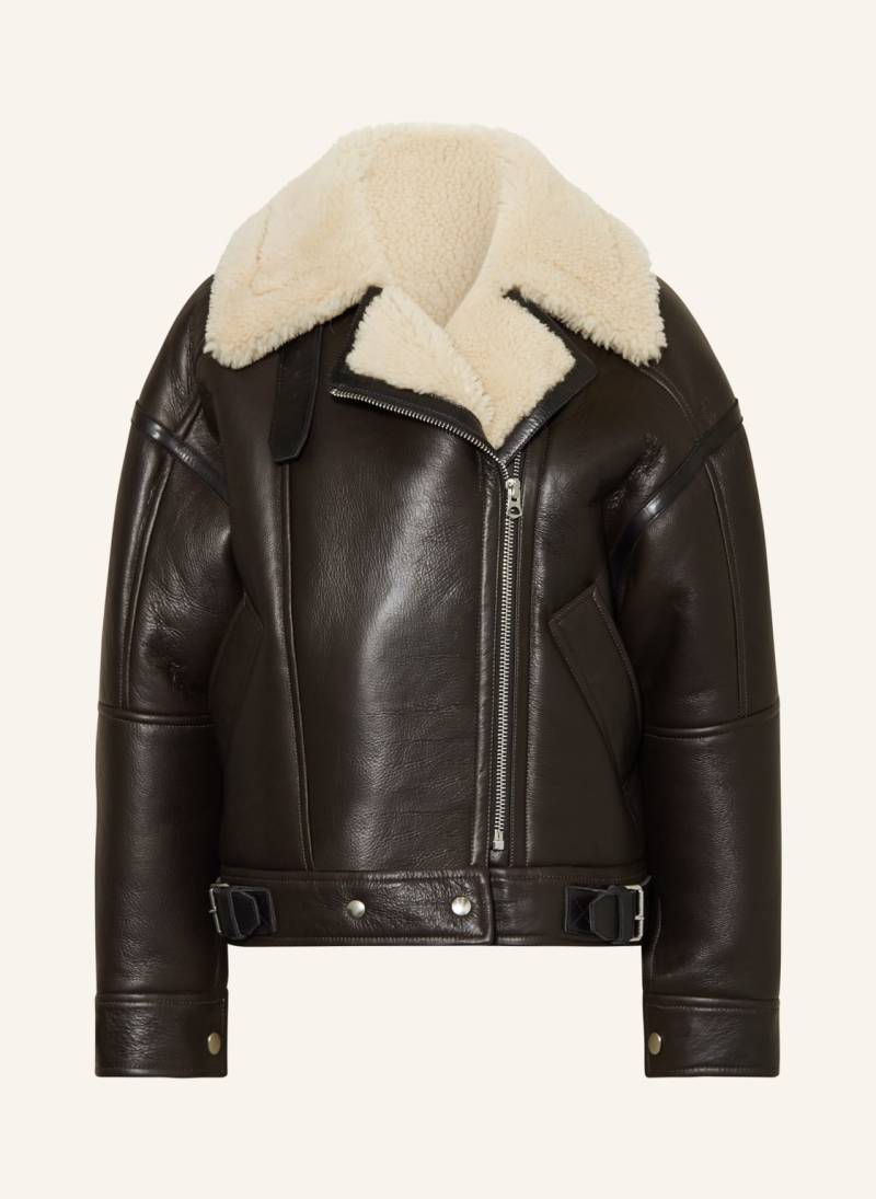 Acne Studios Lederjacke braun von Acne Studios