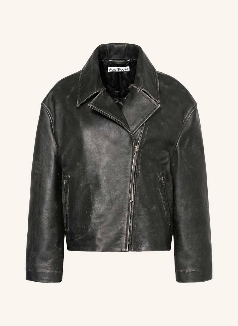 Acne Studios Lederjacke schwarz von Acne Studios