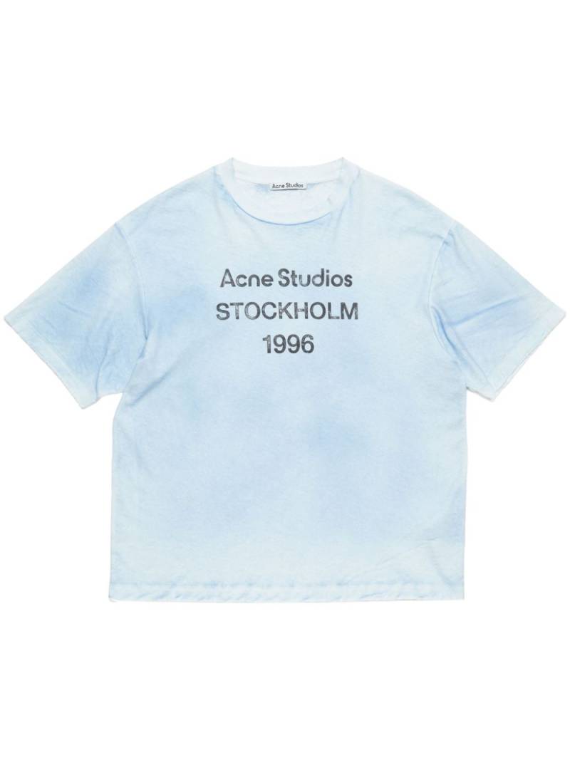 Acne Studios Logo T-shirt - Blue von Acne Studios