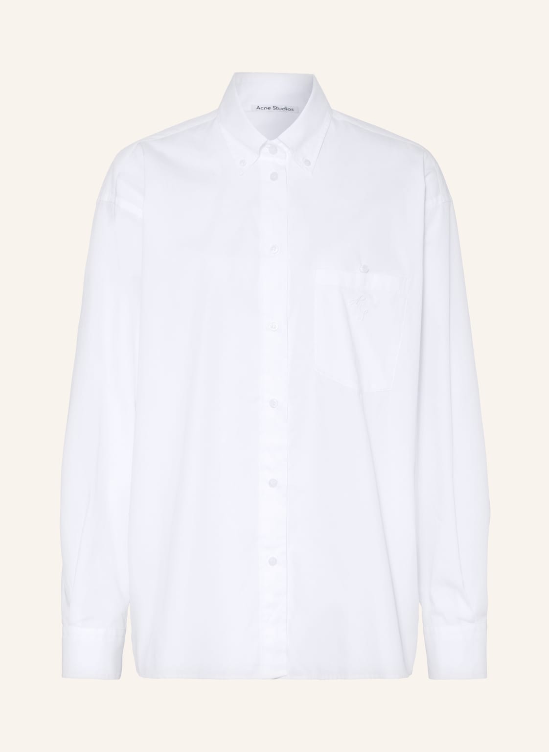 Acne Studios Oversized-Hemdbluse weiss Acne Studios Oversized-Hemdbluse weiss von Acne Studios