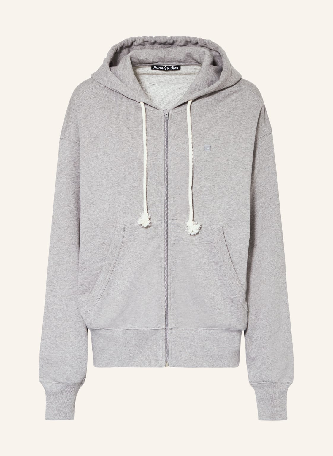 Acne Studios Oversized-Sweatjacke grau von Acne Studios