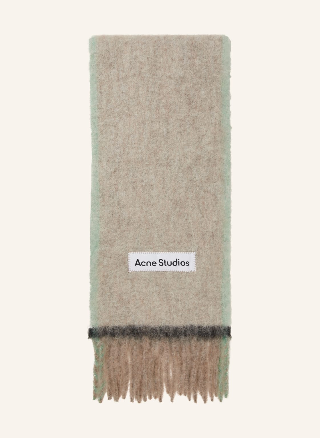 Acne Studios Schal Mit Alpaka beige von Acne Studios