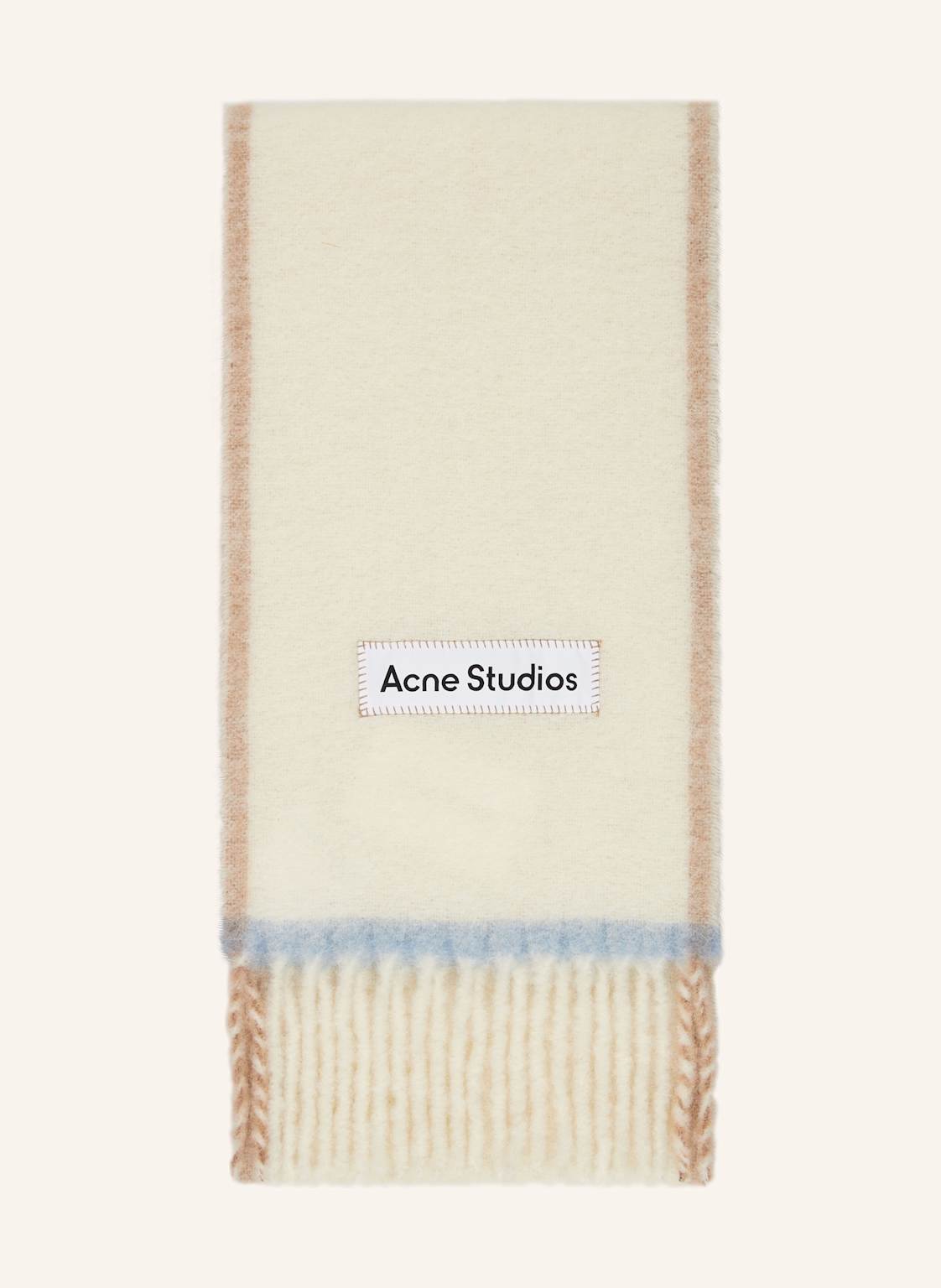 Acne Studios Schal Mit Alpaka beige von Acne Studios