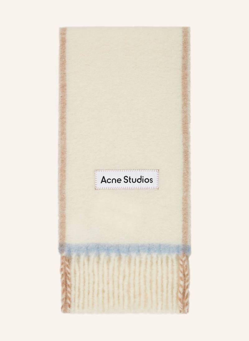 Acne Studios Schal Mit Alpaka weiss von Acne Studios