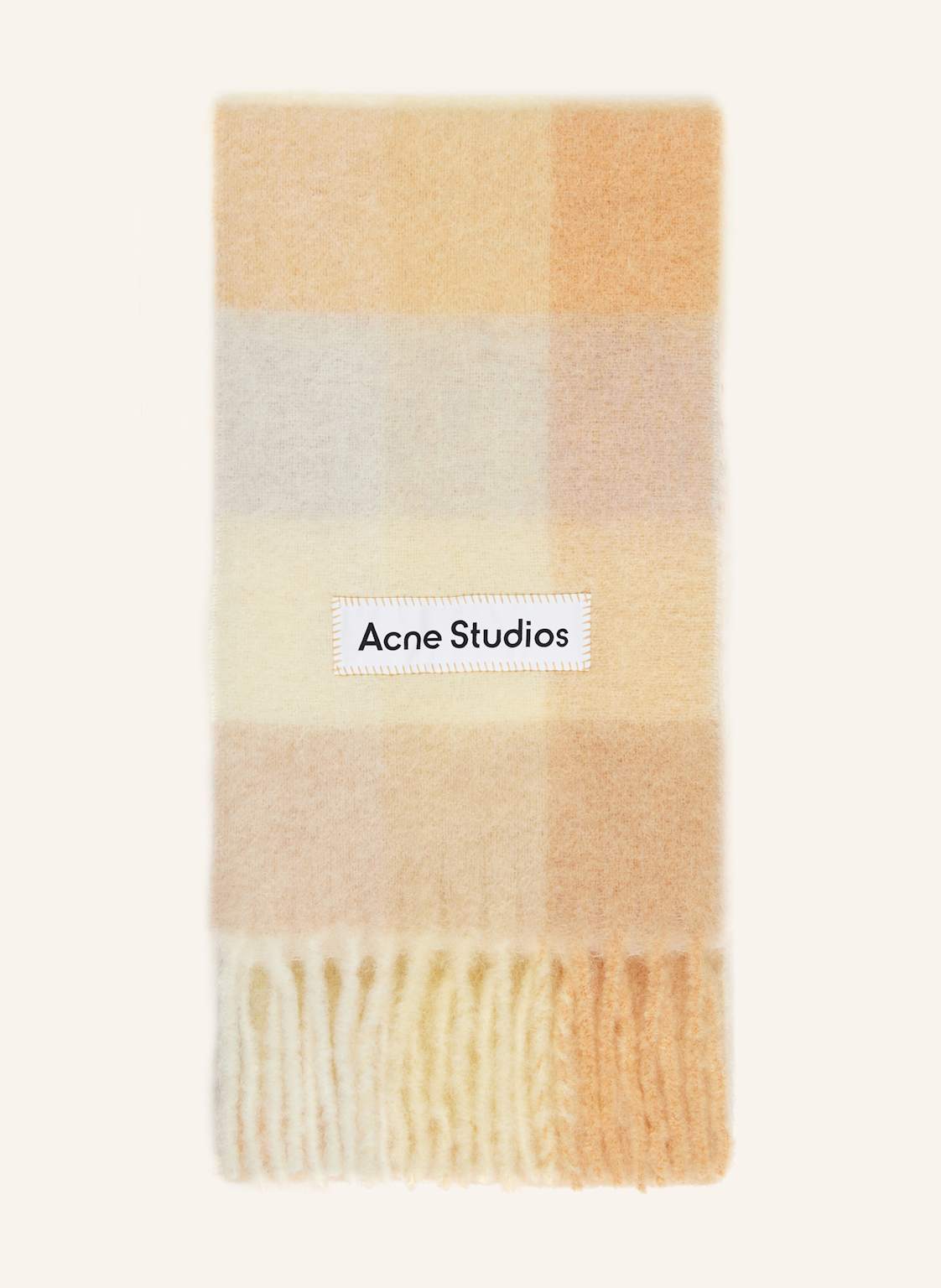 Acne Studios Schal Mit Alpaka beige von Acne Studios