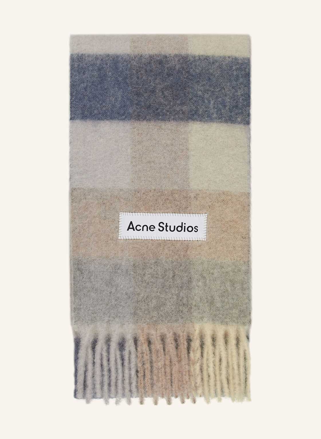 Acne Studios Schal Mit Alpaka beige von Acne Studios