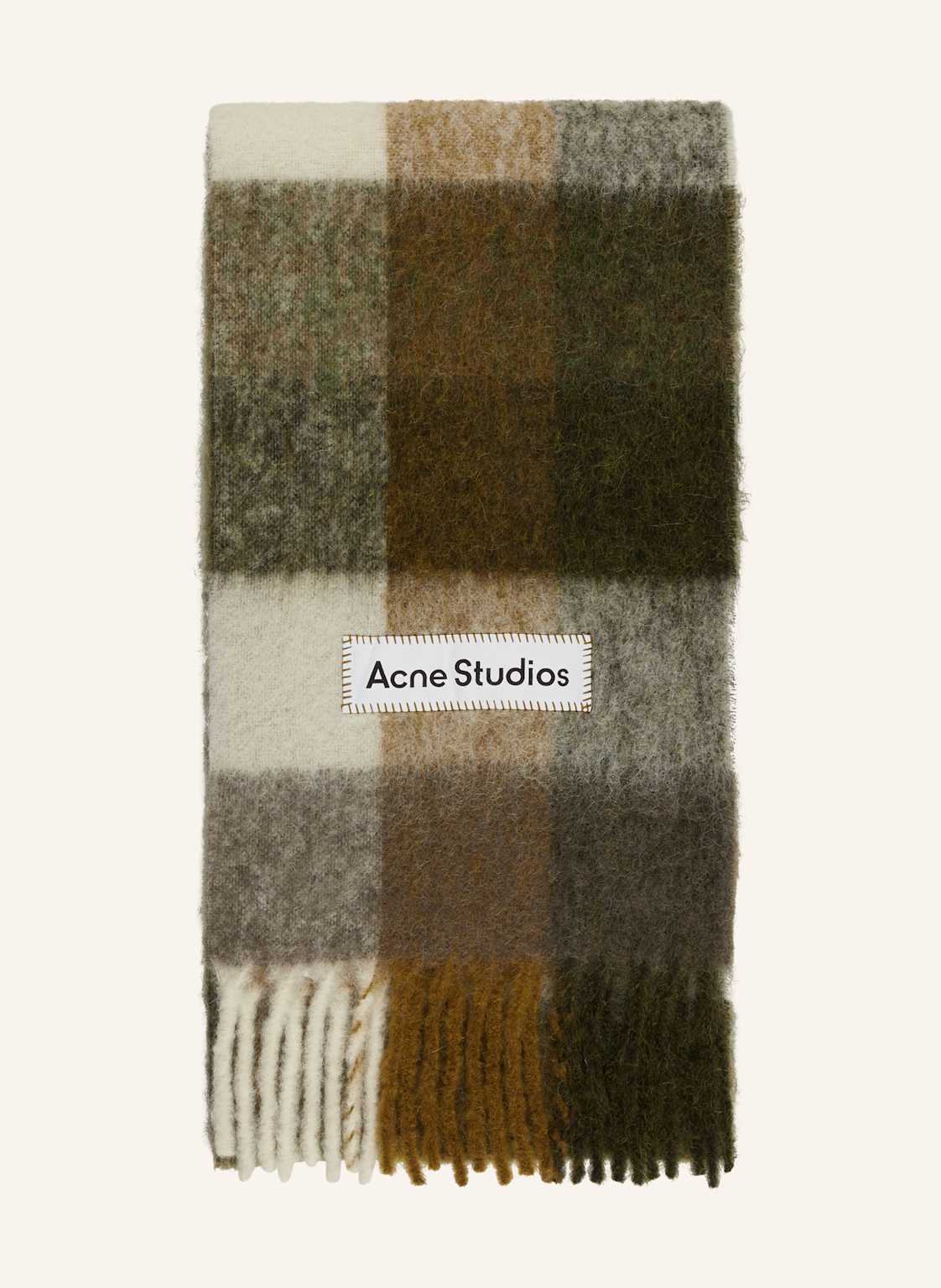 Acne Studios Schal Mit Alpaka beige von Acne Studios