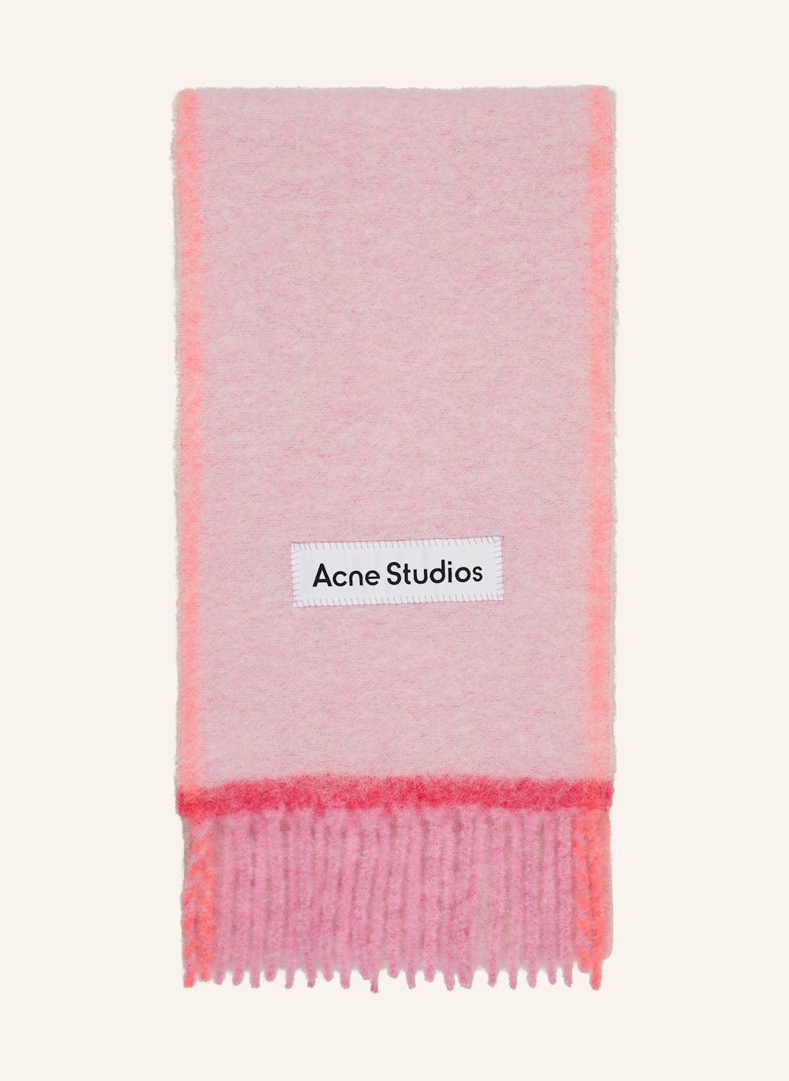 Acne Studios Schal Mit Alpaka rosa von Acne Studios