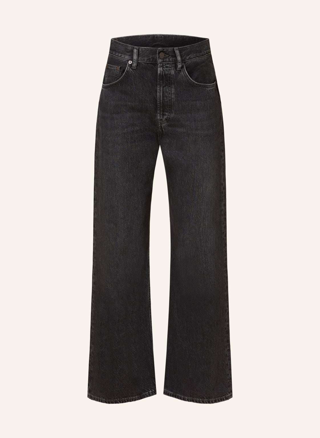 Acne Studios Straight Jeans schwarz von Acne Studios