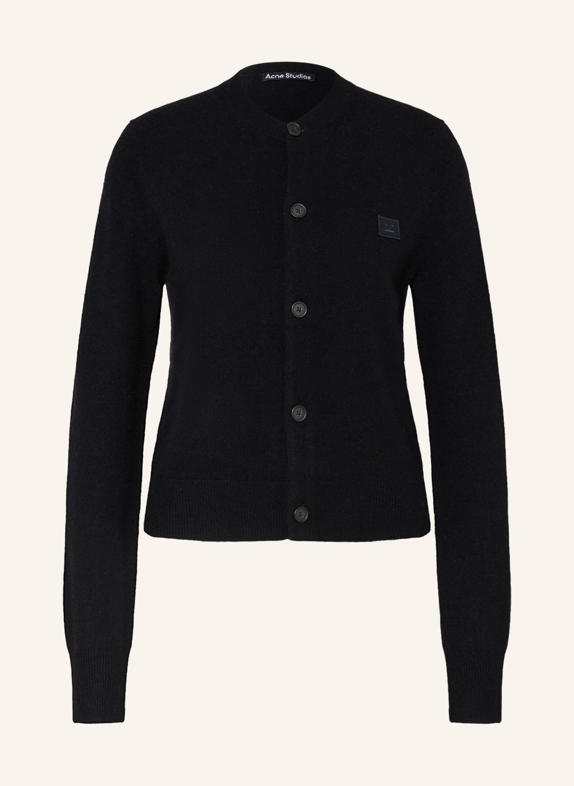 Acne Studios Strickjacke schwarz von Acne Studios