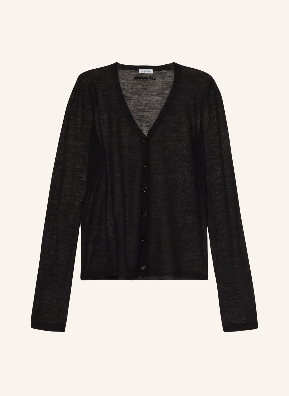 Acne Studios Strickjacke schwarz von Acne Studios