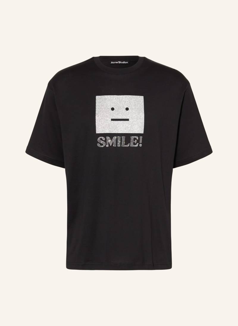 Acne Studios T-Shirt Mit Schmucksteinen schwarz von Acne Studios