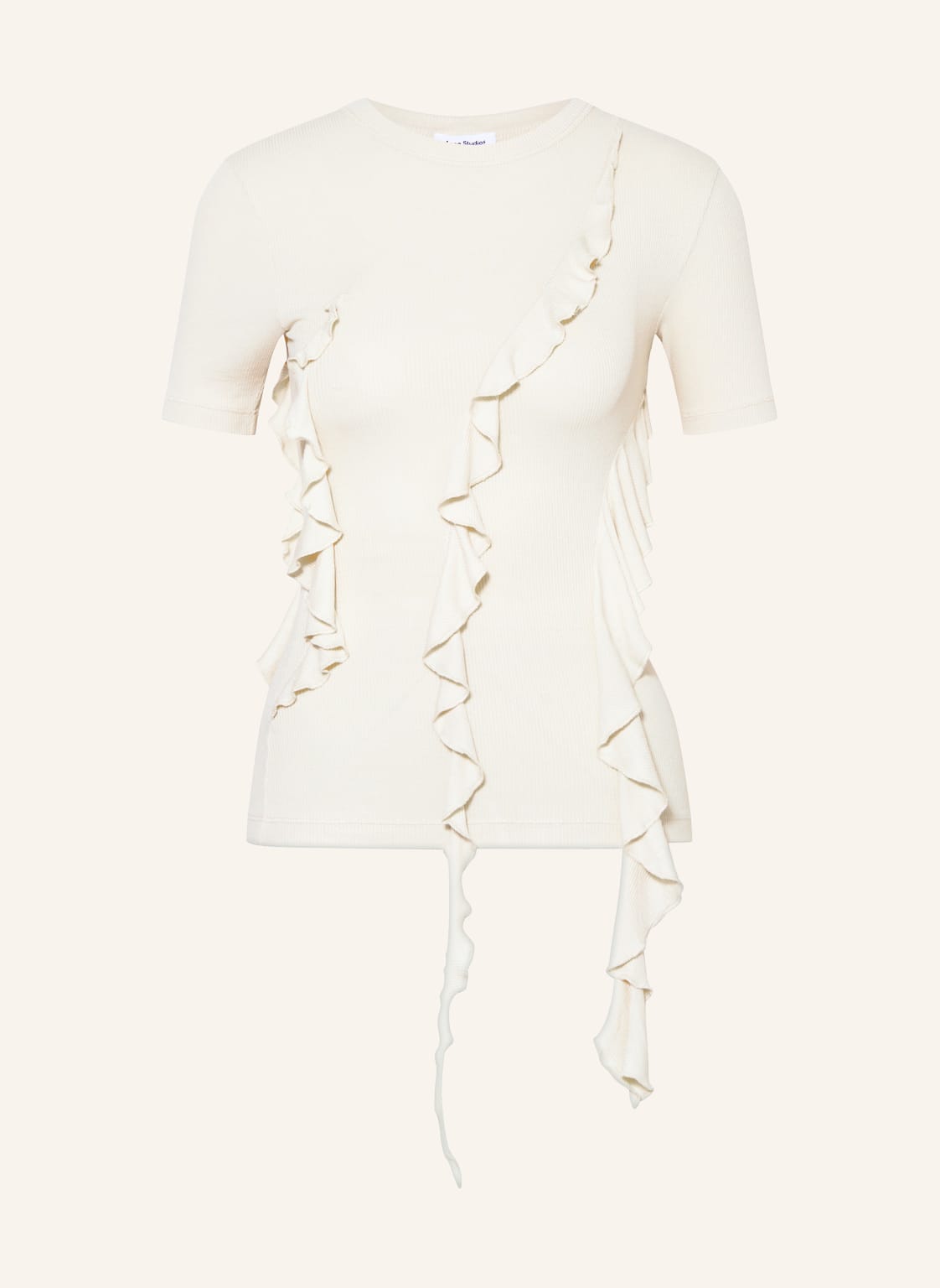 Acne Studios T-Shirt Mit Volants weiss Acne Studios T-Shirt Mit Volants weiss von Acne Studios