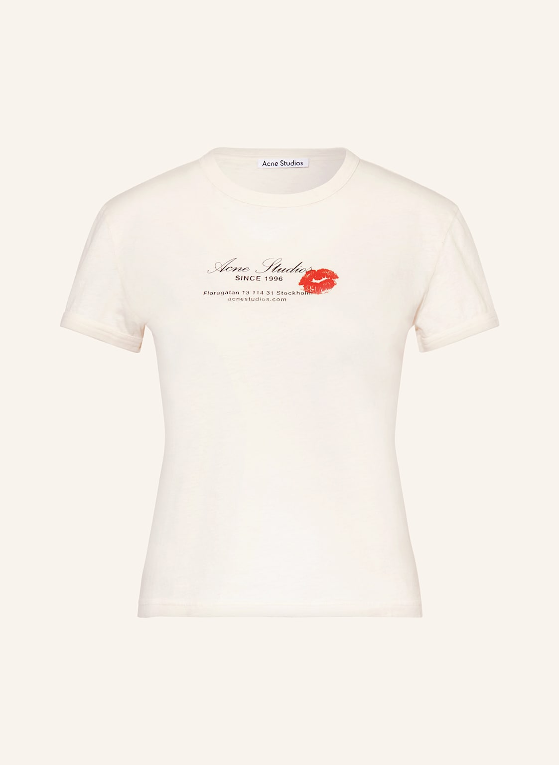 Acne Studios T-Shirt weiss Acne Studios T-Shirt weiss von Acne Studios