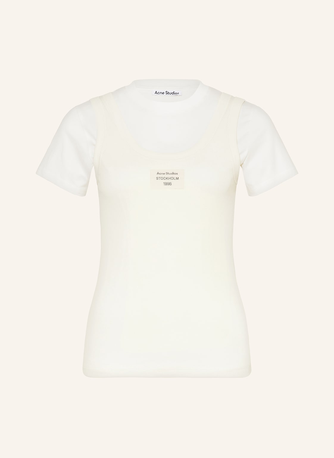Acne Studios T-Shirt weiss Acne Studios T-Shirt weiss von Acne Studios