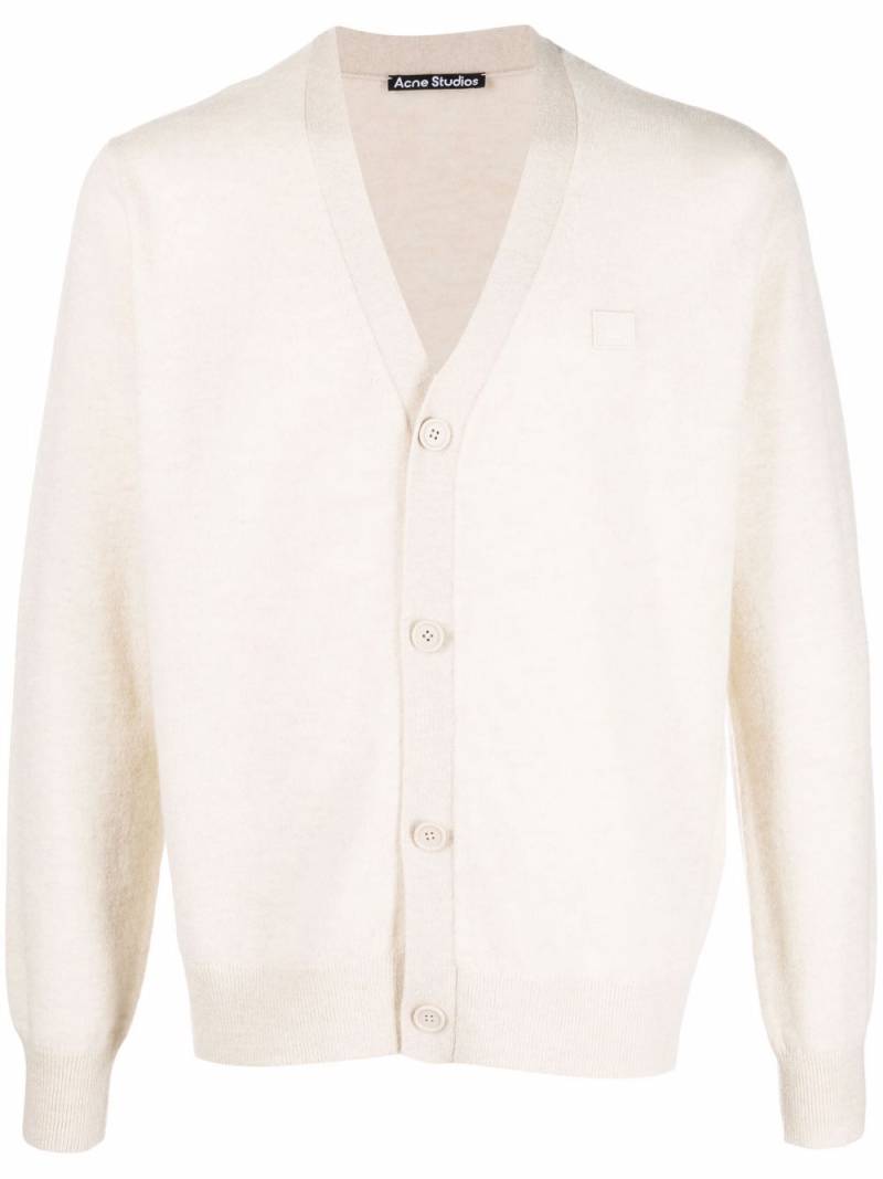 Acne Studios V-neck wool cardigan - Neutrals von Acne Studios