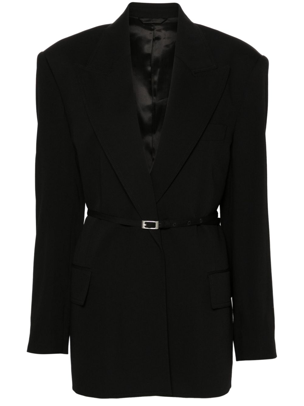 Acne Studios belted blazer - Black von Acne Studios