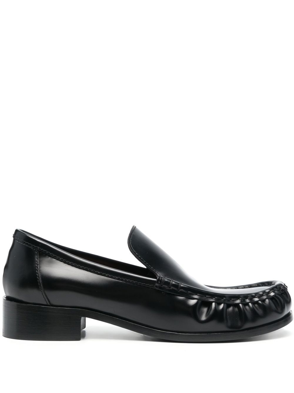 Acne Studios block-heel leather loafers - Black von Acne Studios