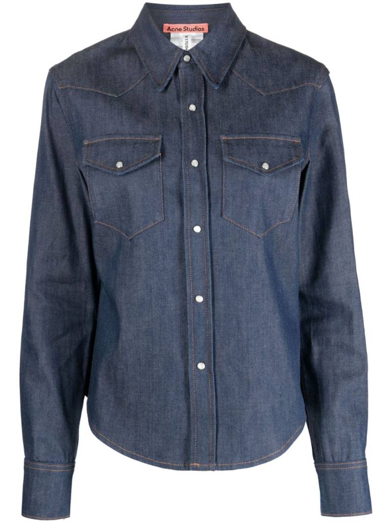 Acne Studios button-up denim shirt - Blue von Acne Studios