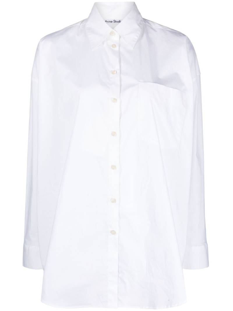 Acne Studios button-up long-sleeve shirt - White von Acne Studios