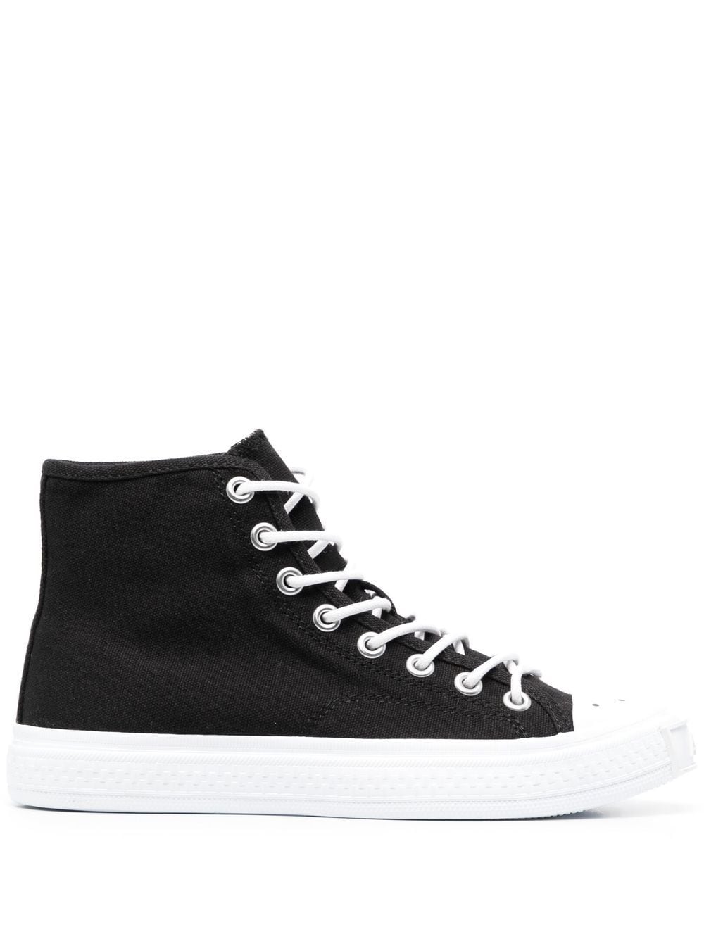 Acne Studios contrasting toe-cap lace-up sneakers - Black von Acne Studios