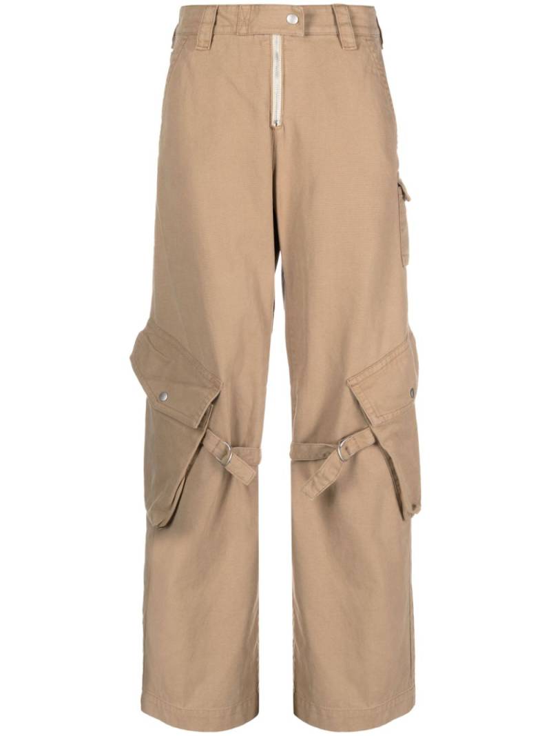 Acne Studios cotton cargo tousers - Neutrals von Acne Studios