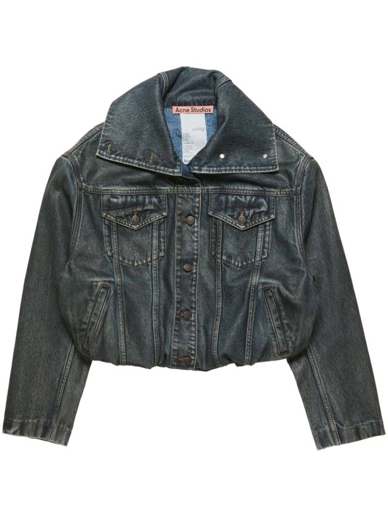 Acne Studios cropped denim jacket - Black von Acne Studios