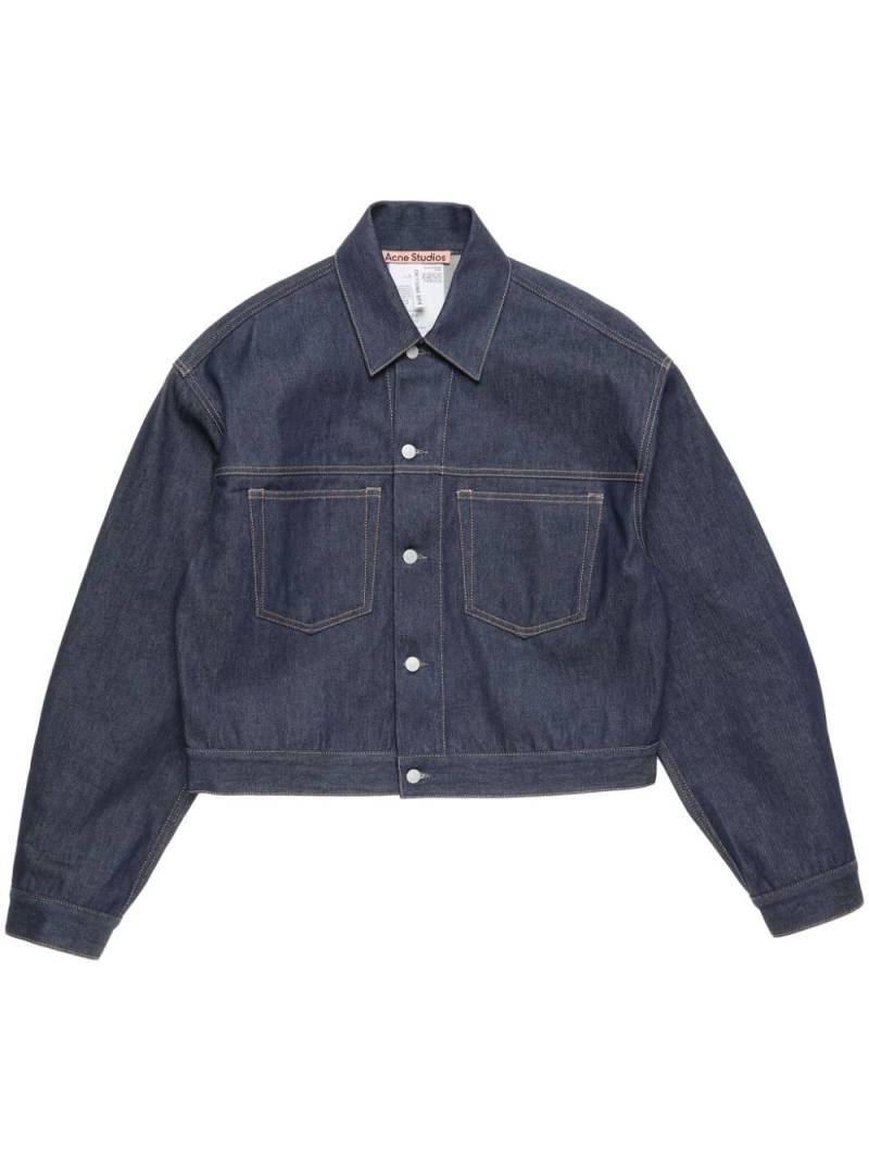 Acne Studios cropped denim jacket - Blue von Acne Studios