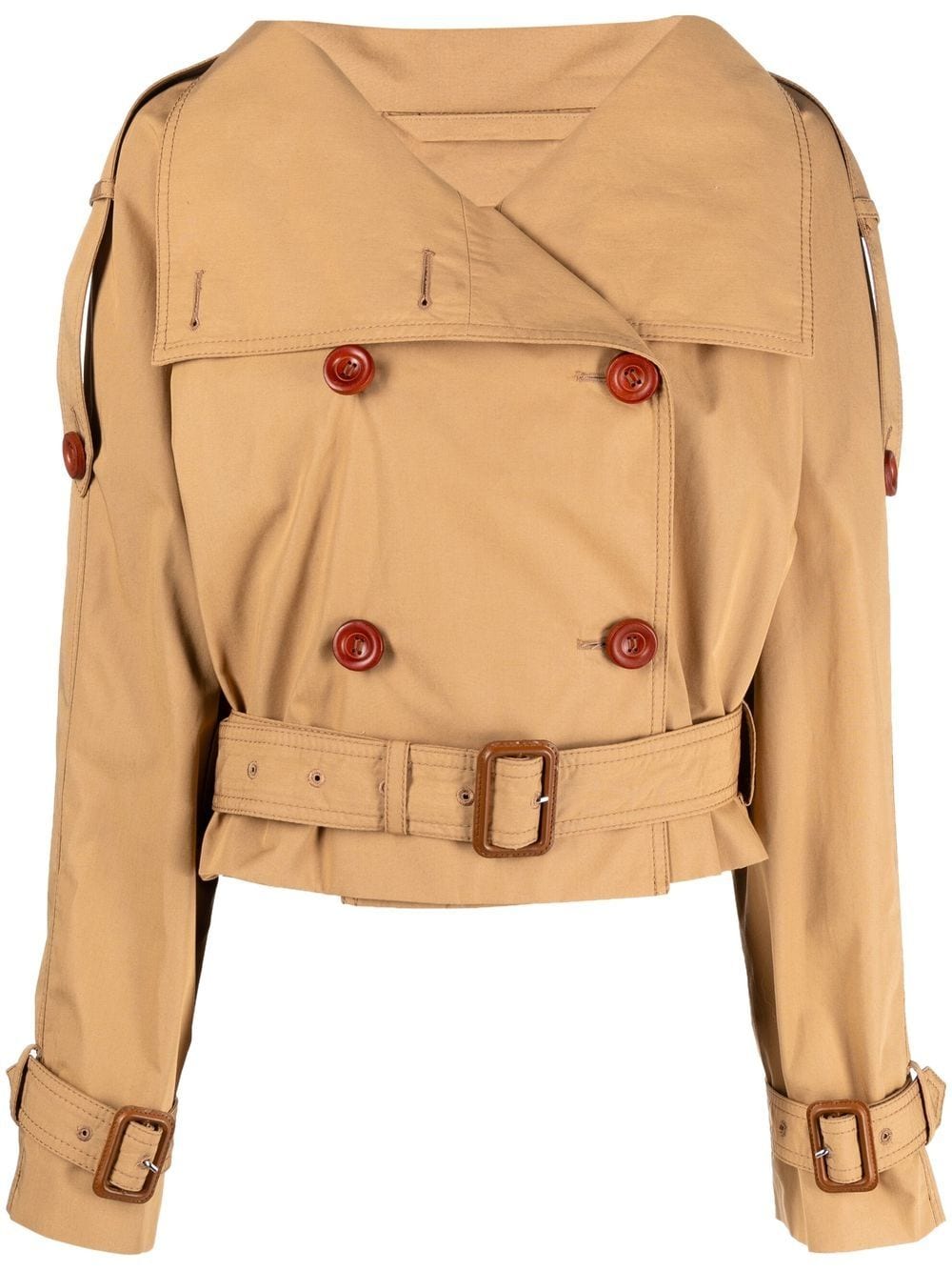 Acne Studios cropped gabardine jacket - Neutrals von Acne Studios