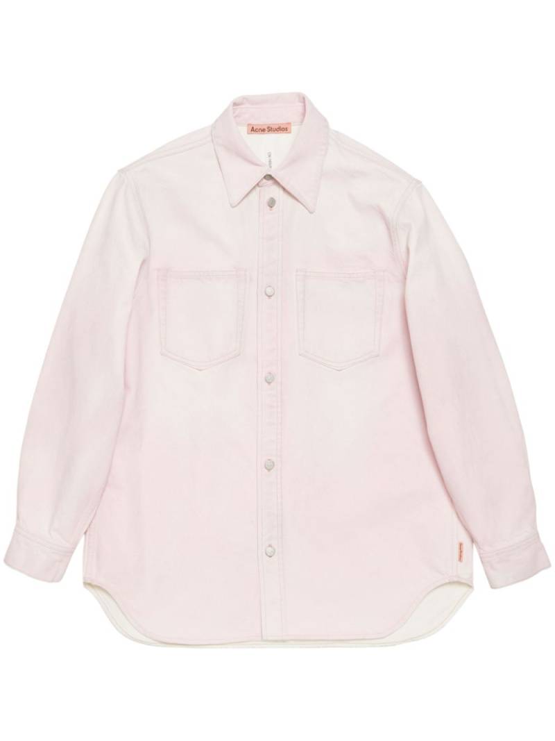 Acne Studios denim button-up shirt - Pink von Acne Studios