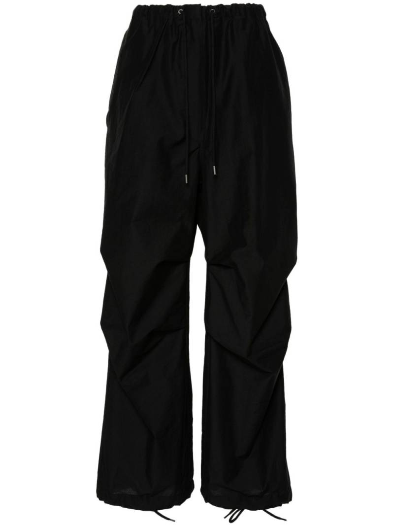 Acne Studios drawstring wide-leg trousers - Black von Acne Studios