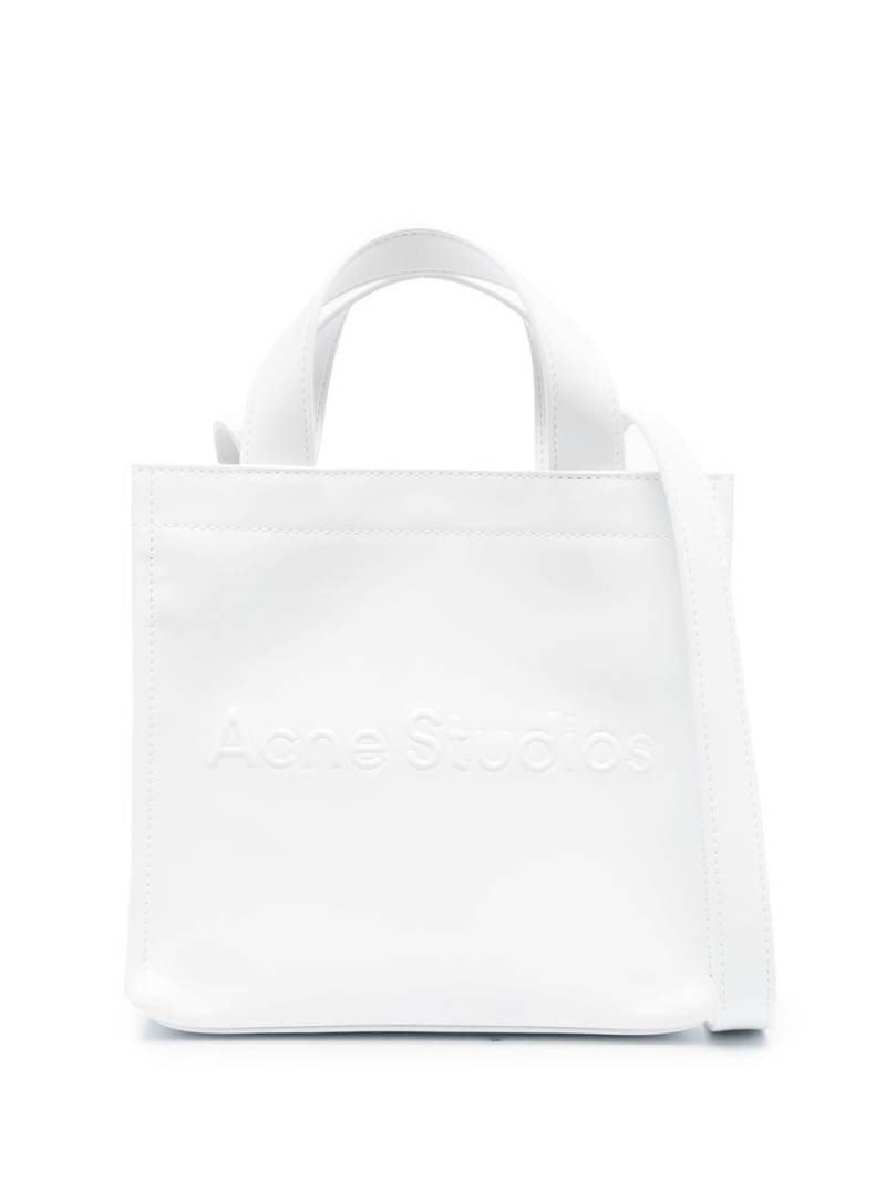 Acne Studios embossed-logo tote bag - White von Acne Studios