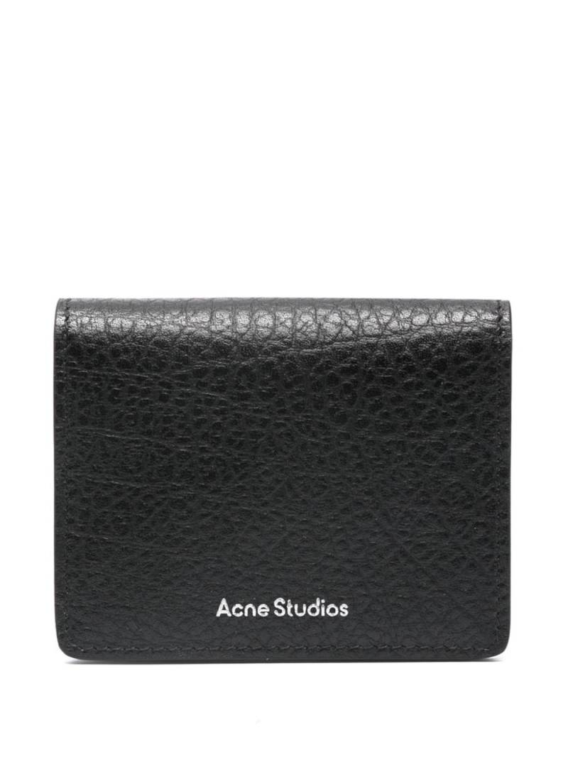 Acne Studios folded leather wallet - Black von Acne Studios