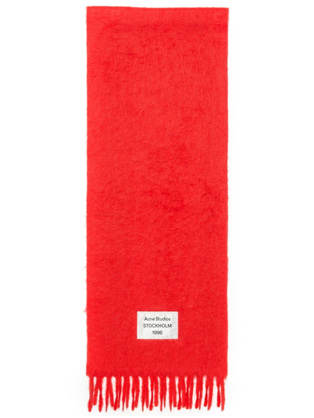 Acne Studios fringed scarf - Red von Acne Studios