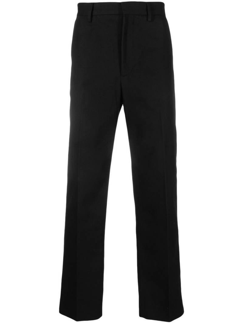 Acne Studios high-waisted straight-leg trousers - Black von Acne Studios