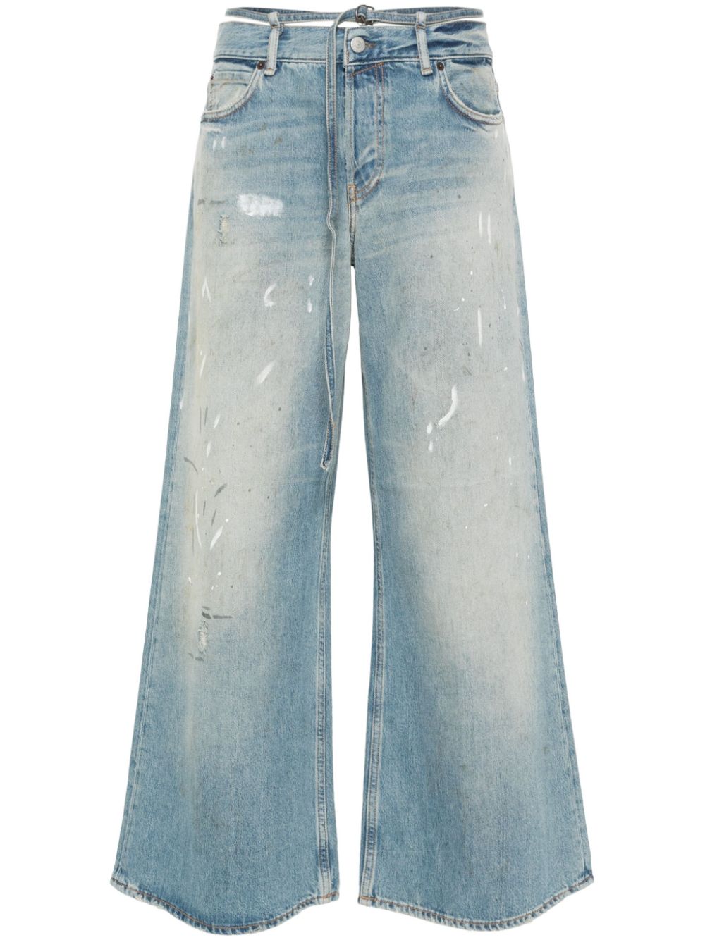 Acne Studios high-waisted wide-leg jeans - Blue von Acne Studios