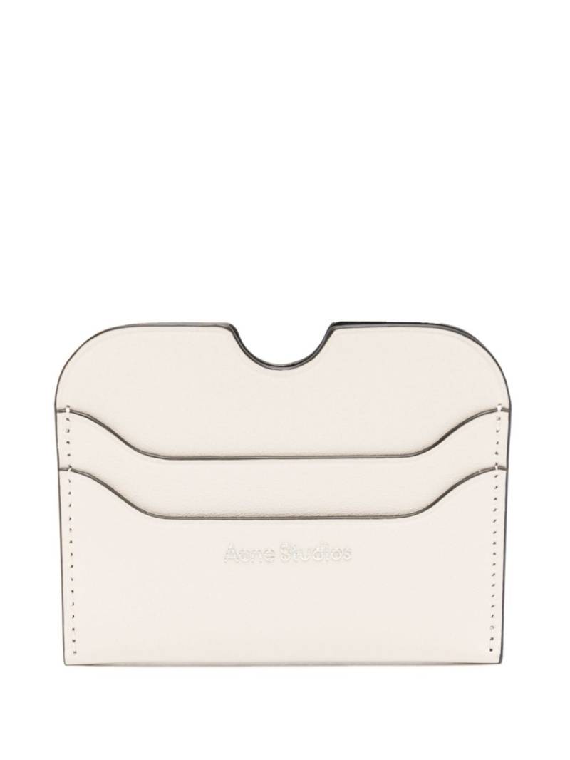 Acne Studios leather card holder - Neutrals von Acne Studios