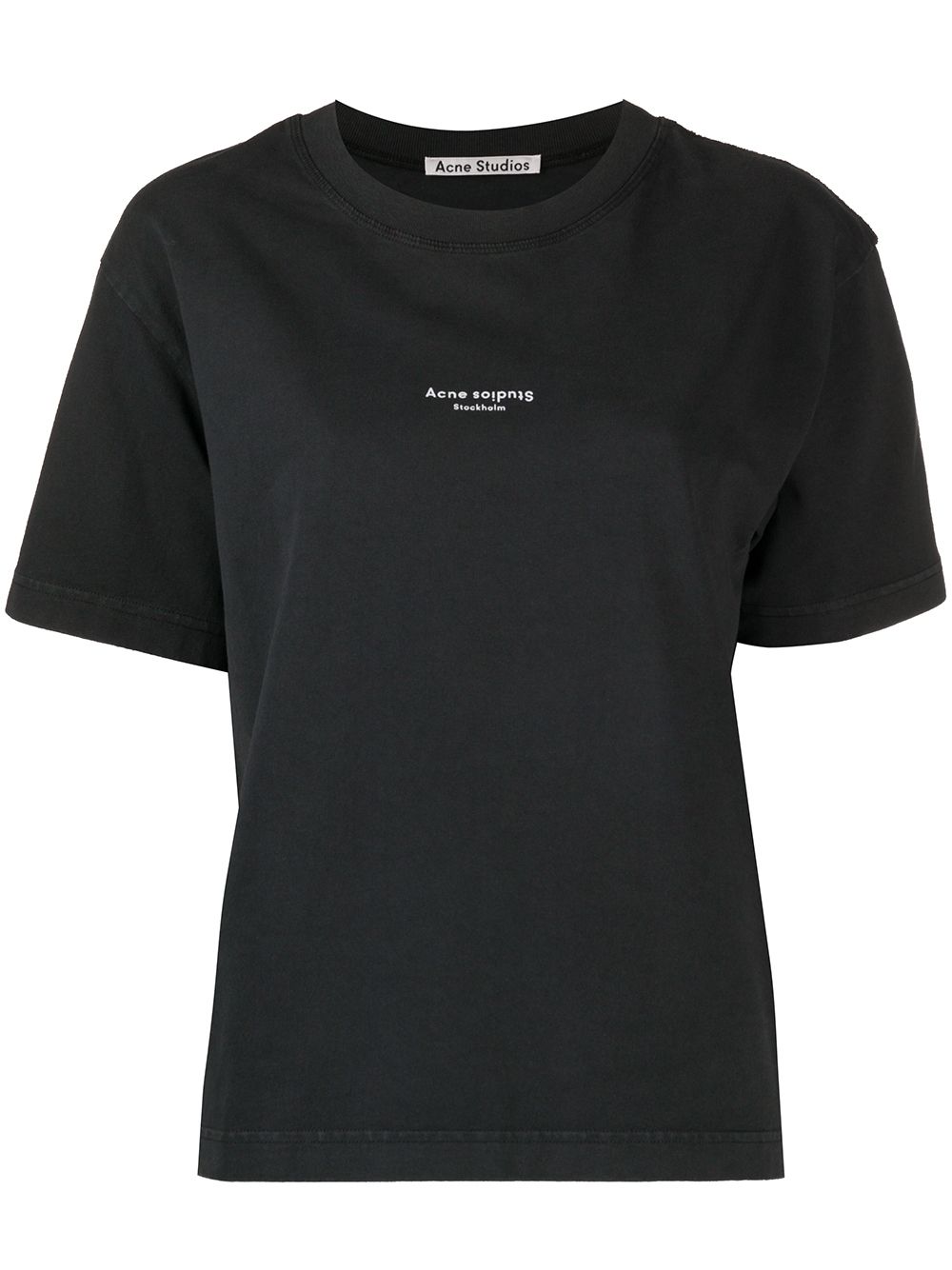 Acne Studios logo print T-shirt - Black von Acne Studios