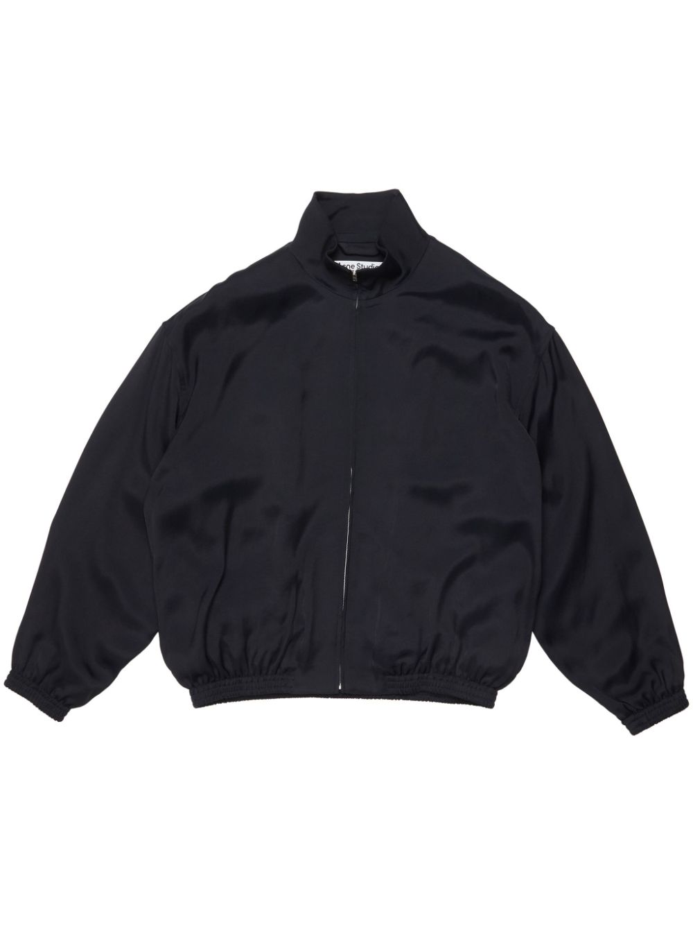 Acne Studios logo-print bomber jacket - Blue von Acne Studios