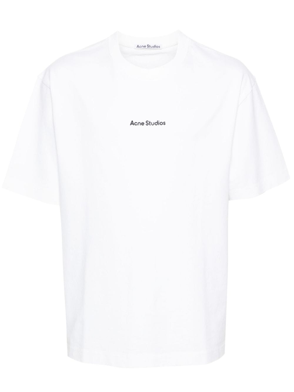 Acne Studios logo-print cotton T-shirt - White von Acne Studios