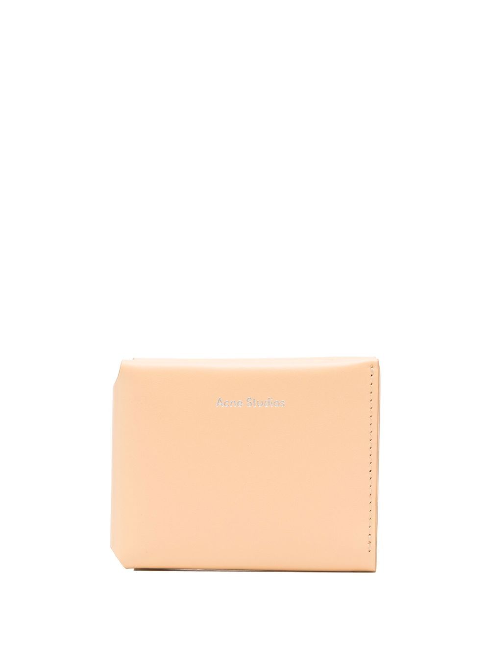 Acne Studios logo-print leather wallet - Neutrals von Acne Studios