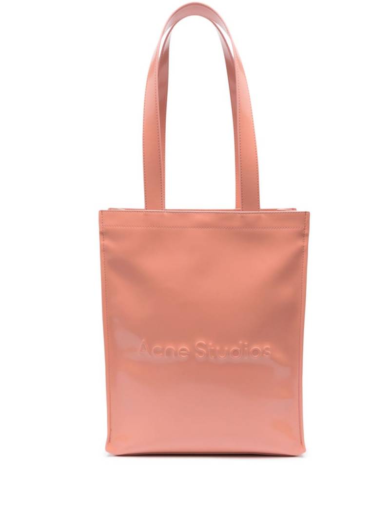 Acne Studios logo shoulder tote bag - Pink von Acne Studios