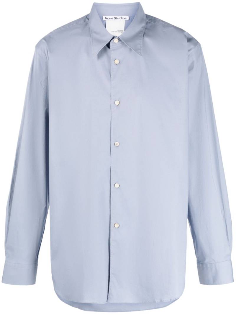 Acne Studios long-sleeve button-down shirt - Blue von Acne Studios