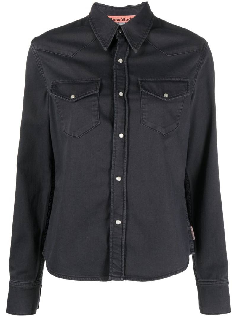 Acne Studios long-sleeve denim shirt - Grey von Acne Studios