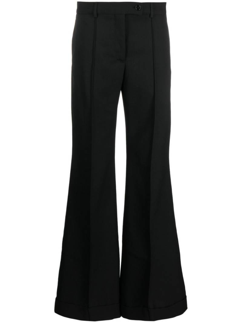 Acne Studios mid-rise flared trousers - Black von Acne Studios