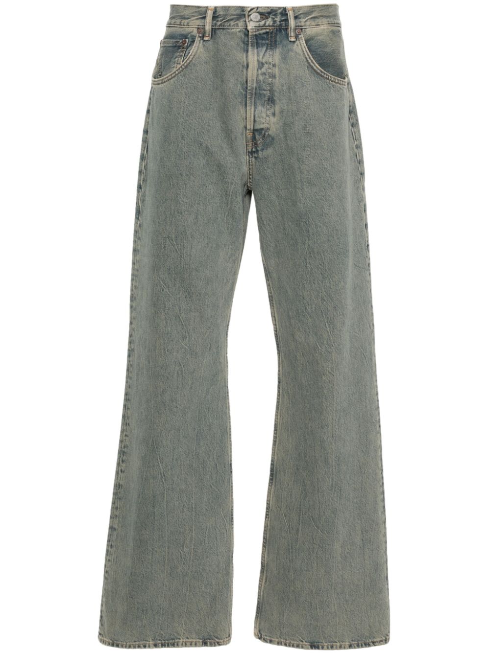 Acne Studios mid-rise wide-leg jeans - Blue von Acne Studios