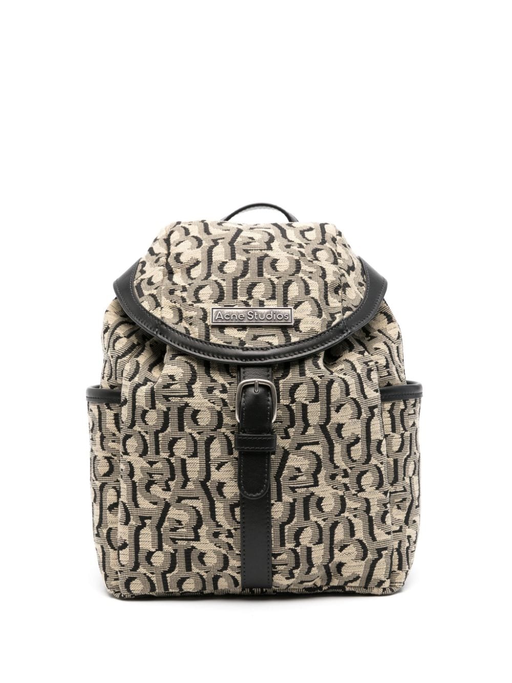 Acne Studios mini monogram backpack - Neutrals von Acne Studios