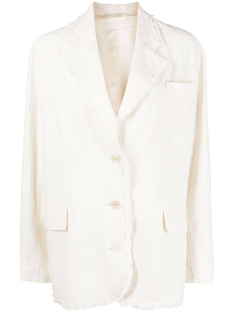 Acne Studios notched-collar single-breasted blazer - Neutrals von Acne Studios