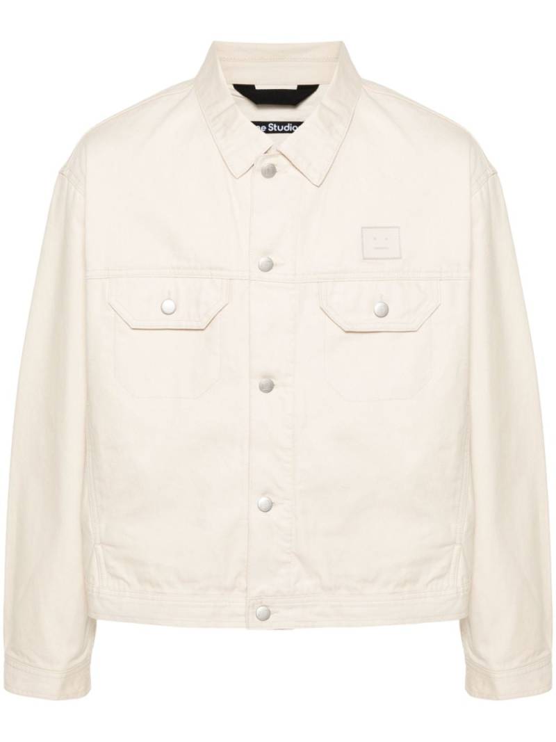 Acne Studios organic cotton canvas jacket - Neutrals von Acne Studios