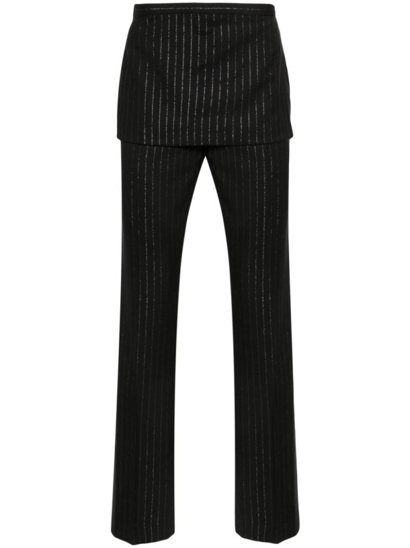 Acne Studios pinstripe-pattern trousers - Black von Acne Studios